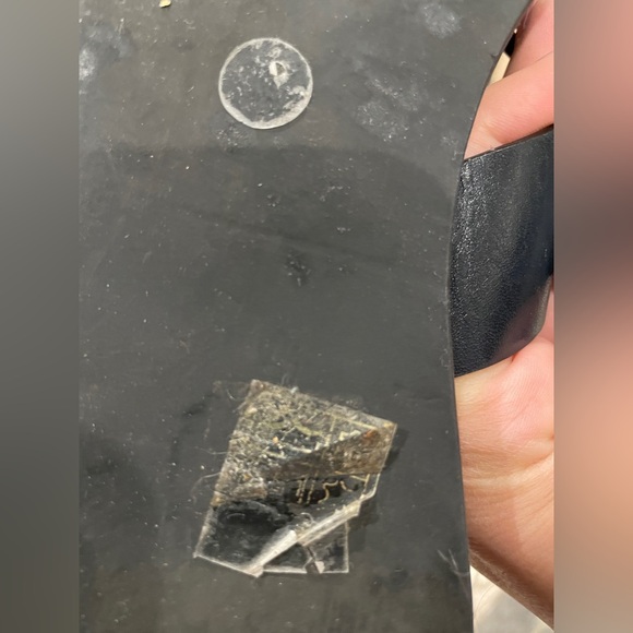 Tory Burch Black Leather Sandals - Picture 8 of 14